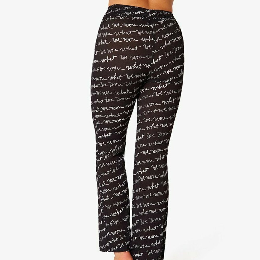 WeWoreWhat | Smocked Flare Pant - Scribble